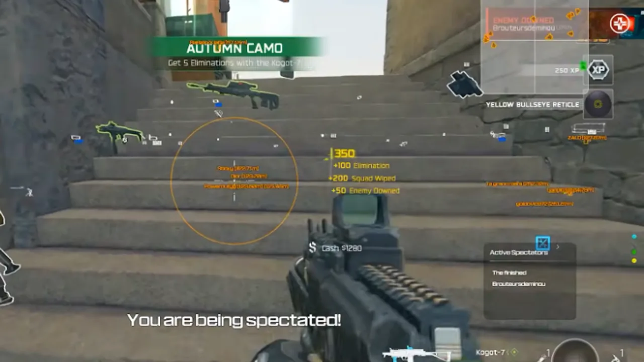 Call of Duty Warzone bounty HUD with ESP loot and operator names after exclusions