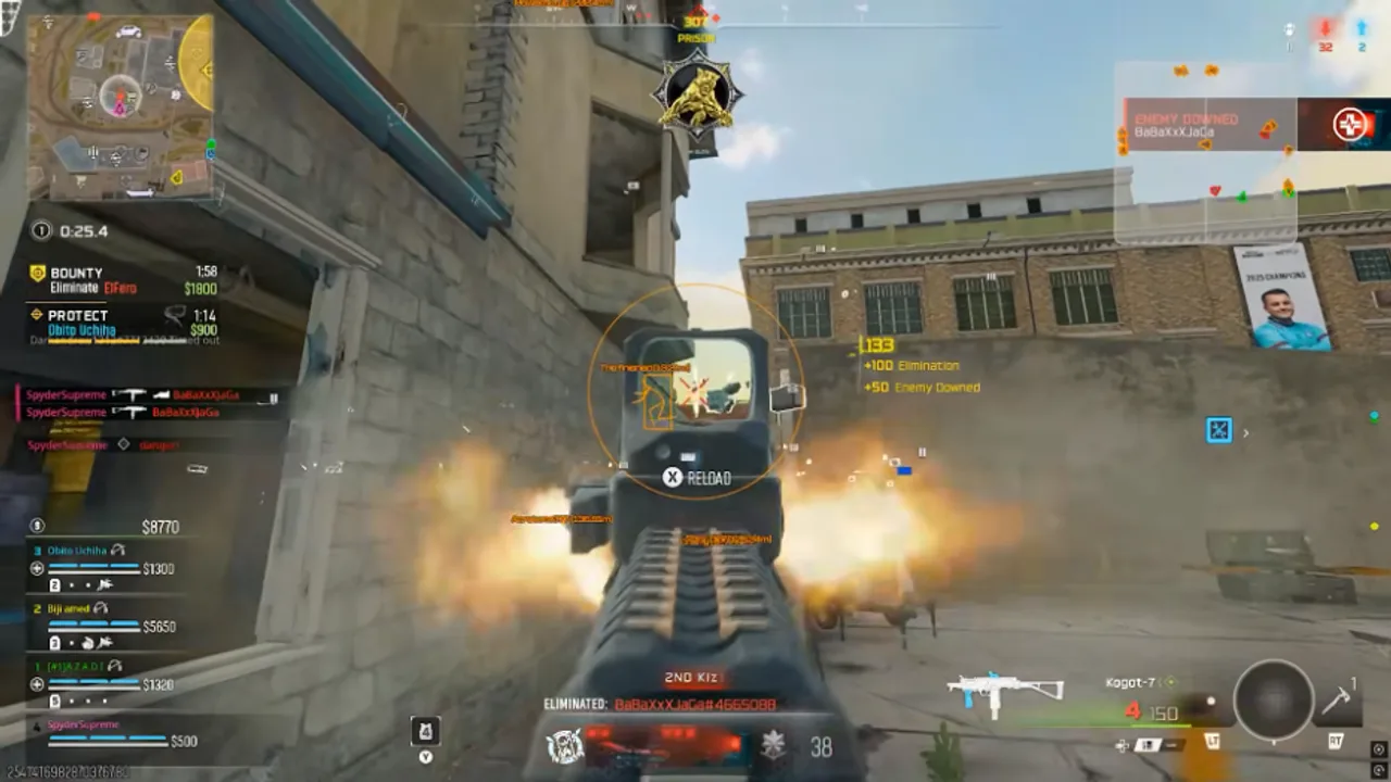 Call of Duty Warzone second-kill explosion with ESP boxes while the build is listed undetected